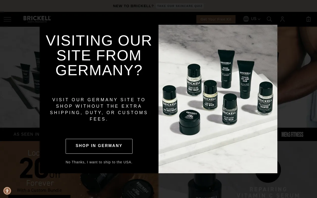 Brickell Men’s Products® screenshot