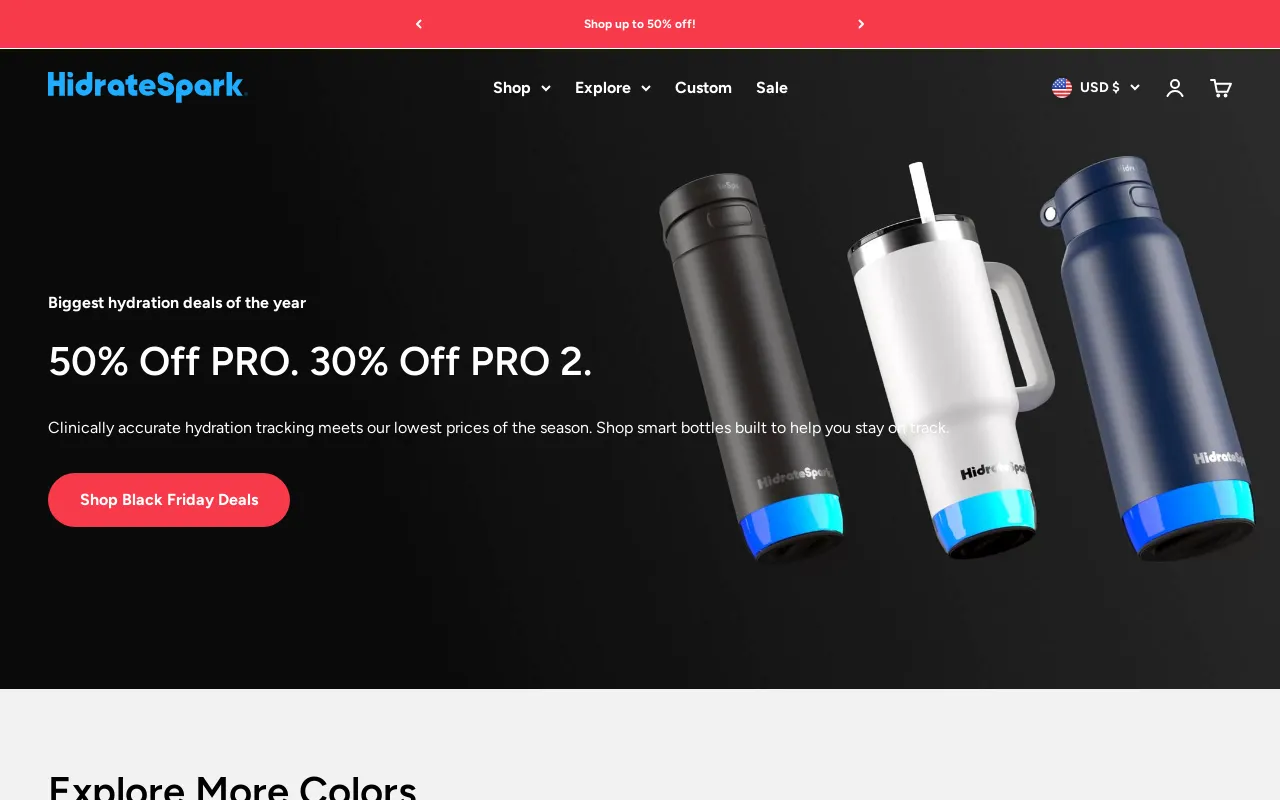 HidrateSpark screenshot