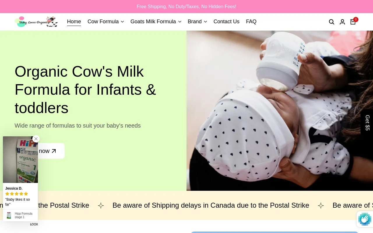 Baby Loves Organics screenshot