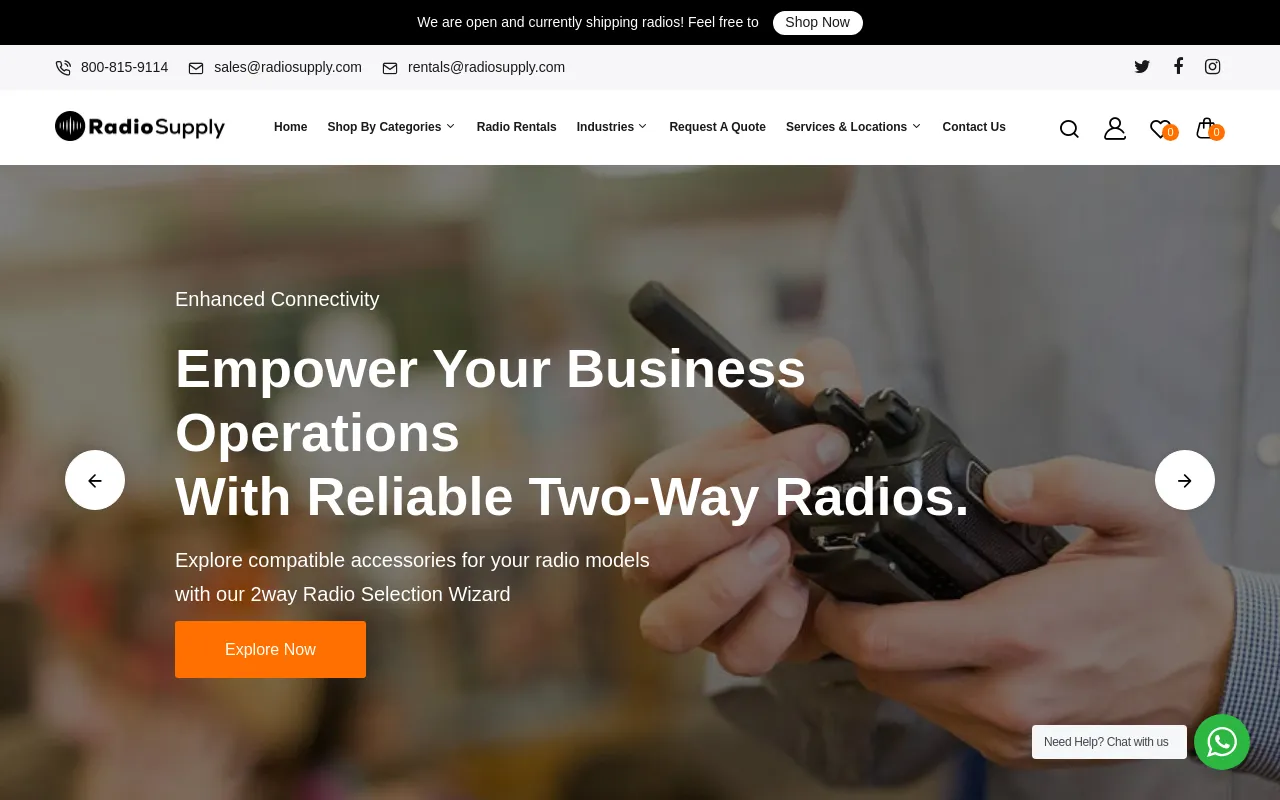 Radio Supply screenshot