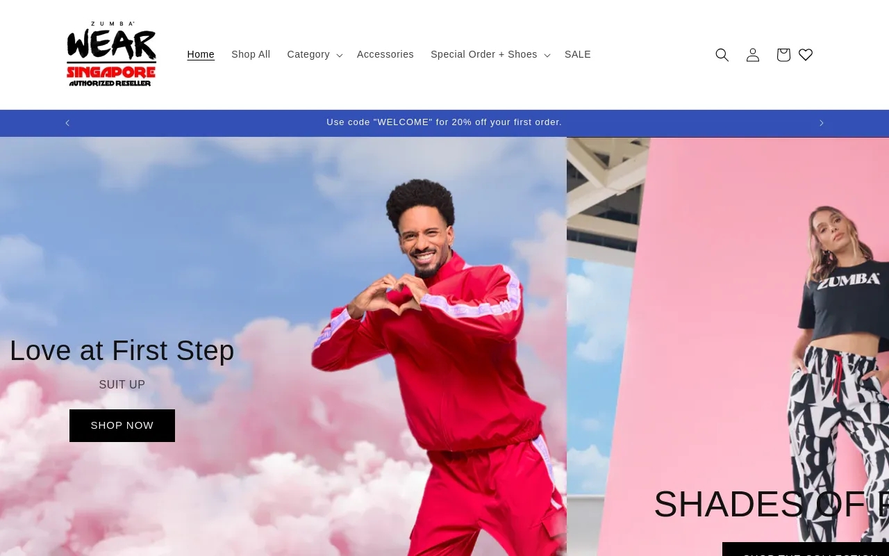 Zumba Wear Singapore screenshot