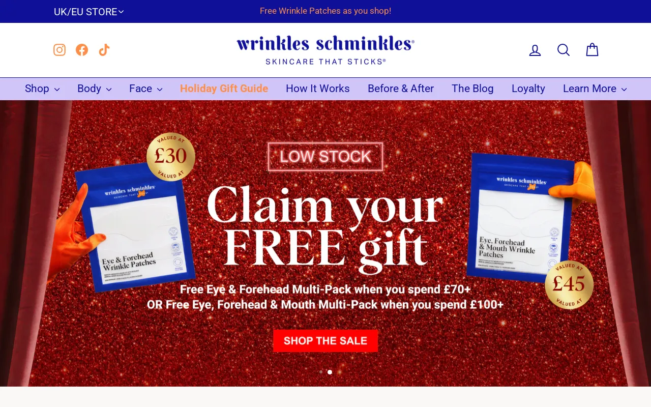 Wrinkles Schminkles UK screenshot