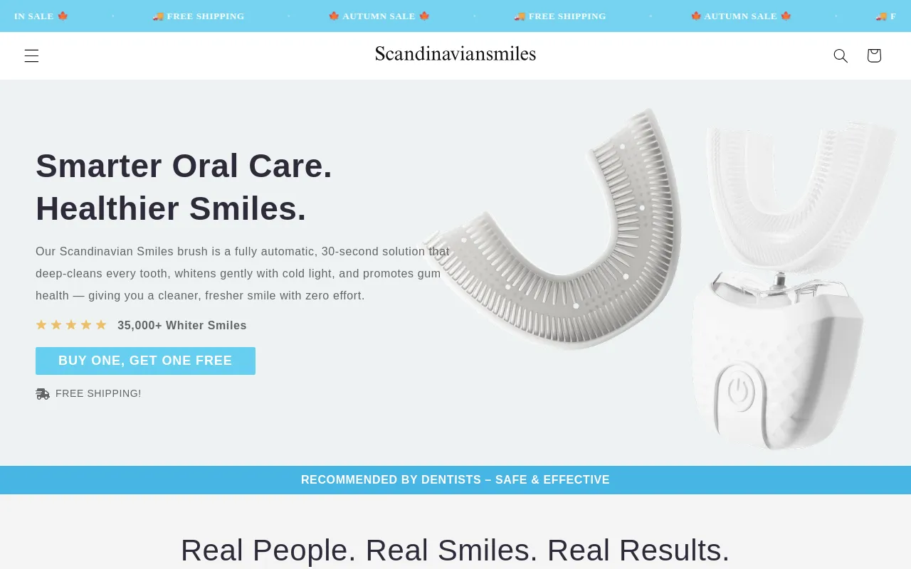 Scandinaviansmiles screenshot