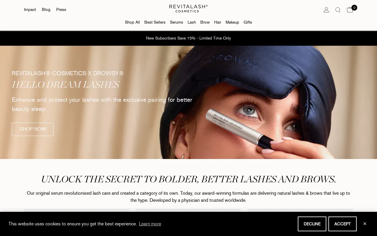 RevitaLash UK screenshot