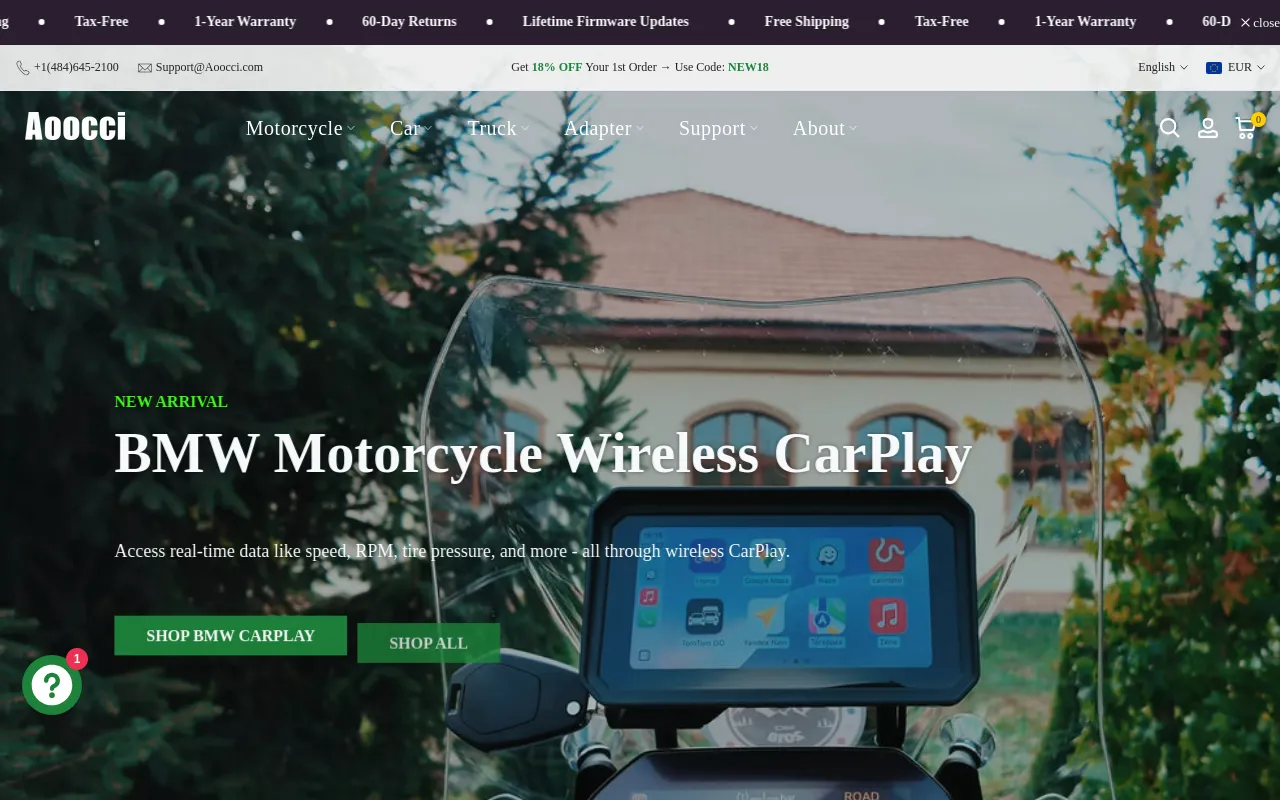 aoocci.com screenshot