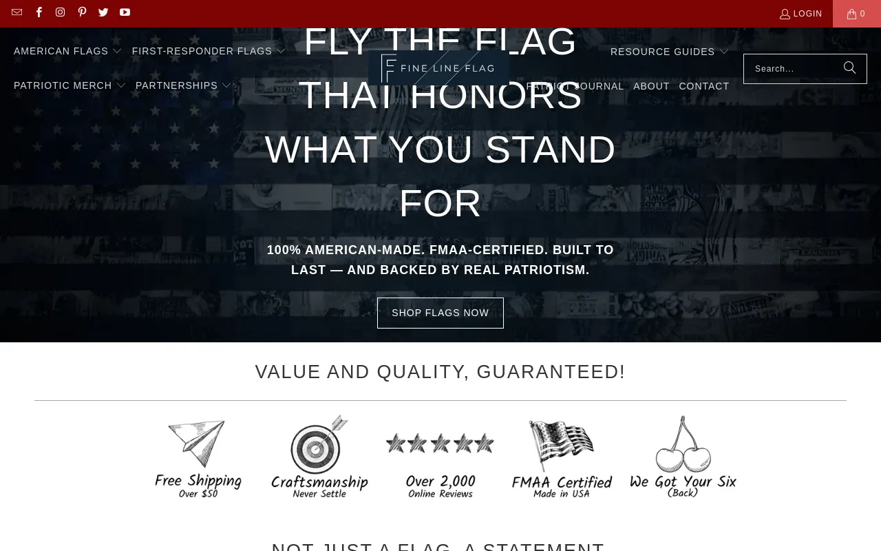 finelineflag screenshot