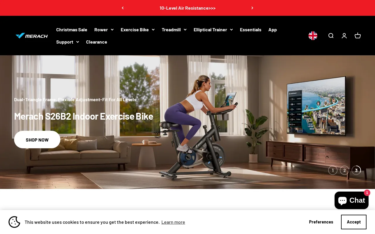 Merach UK screenshot