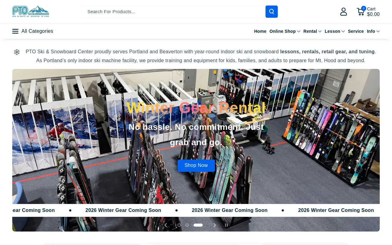 ptoski.com screenshot