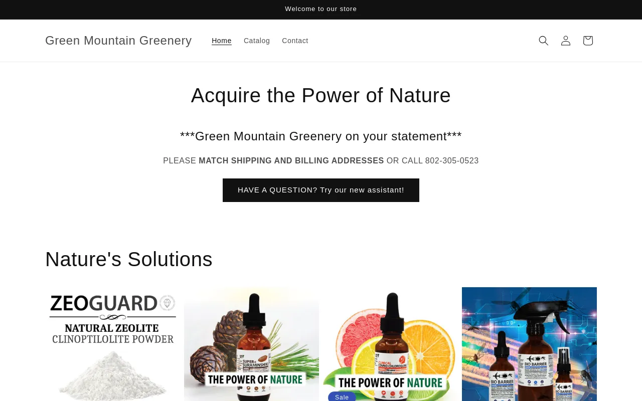 Green Mountain Greenery screenshot