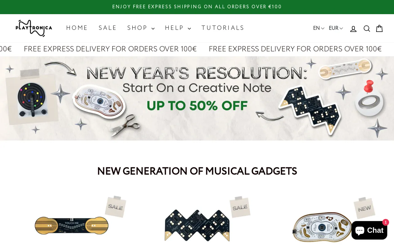 Playtronica screenshot