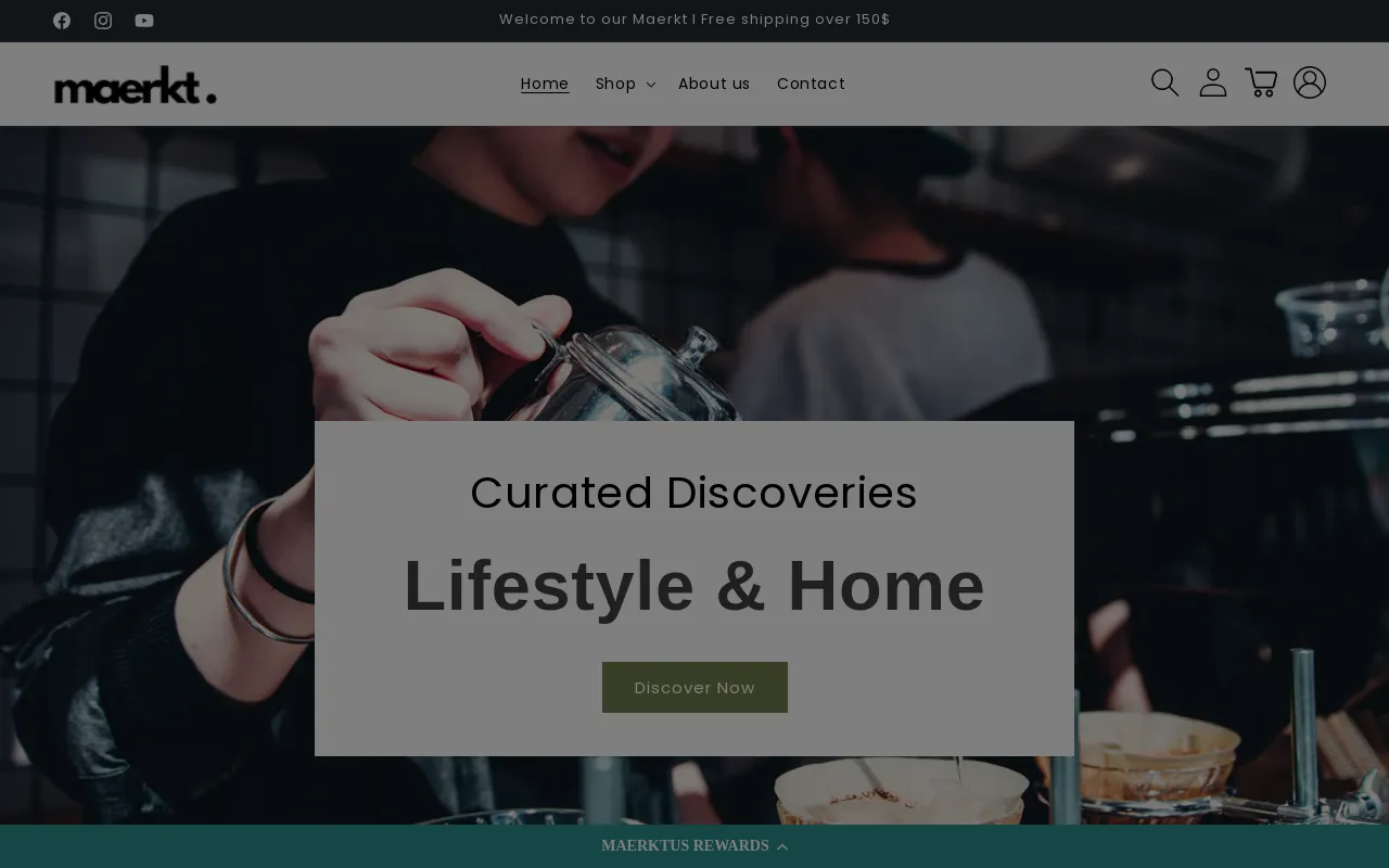 maerktus website screenshot