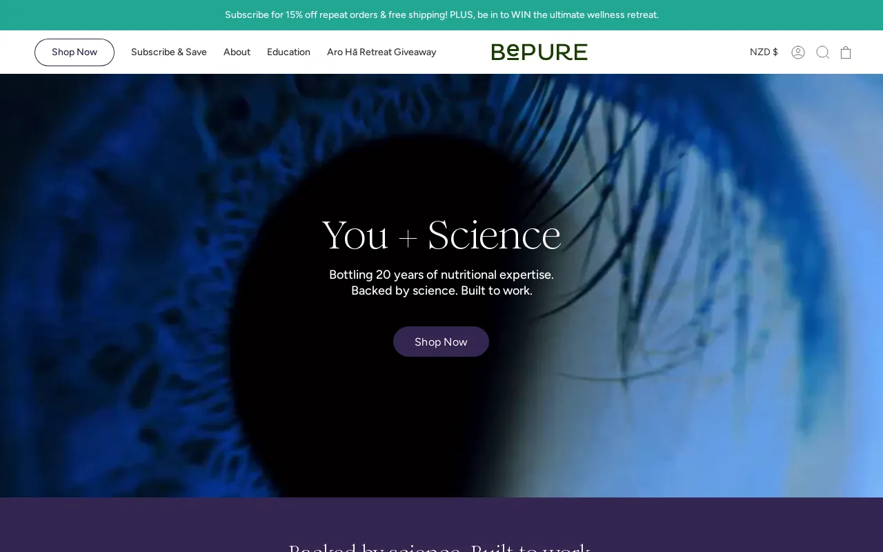 BePure Wellness screenshot