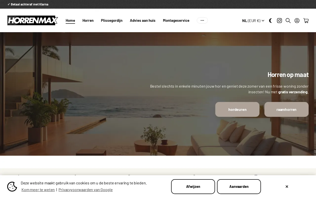 Horrenmax.nl screenshot