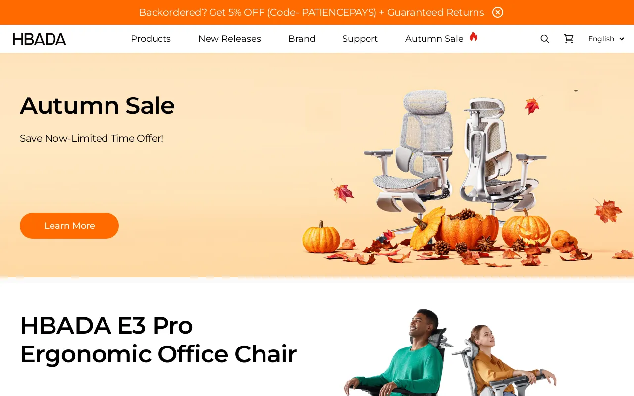 HBADA Chair screenshot