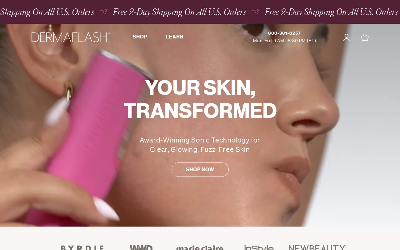 Dermaflash screenshot