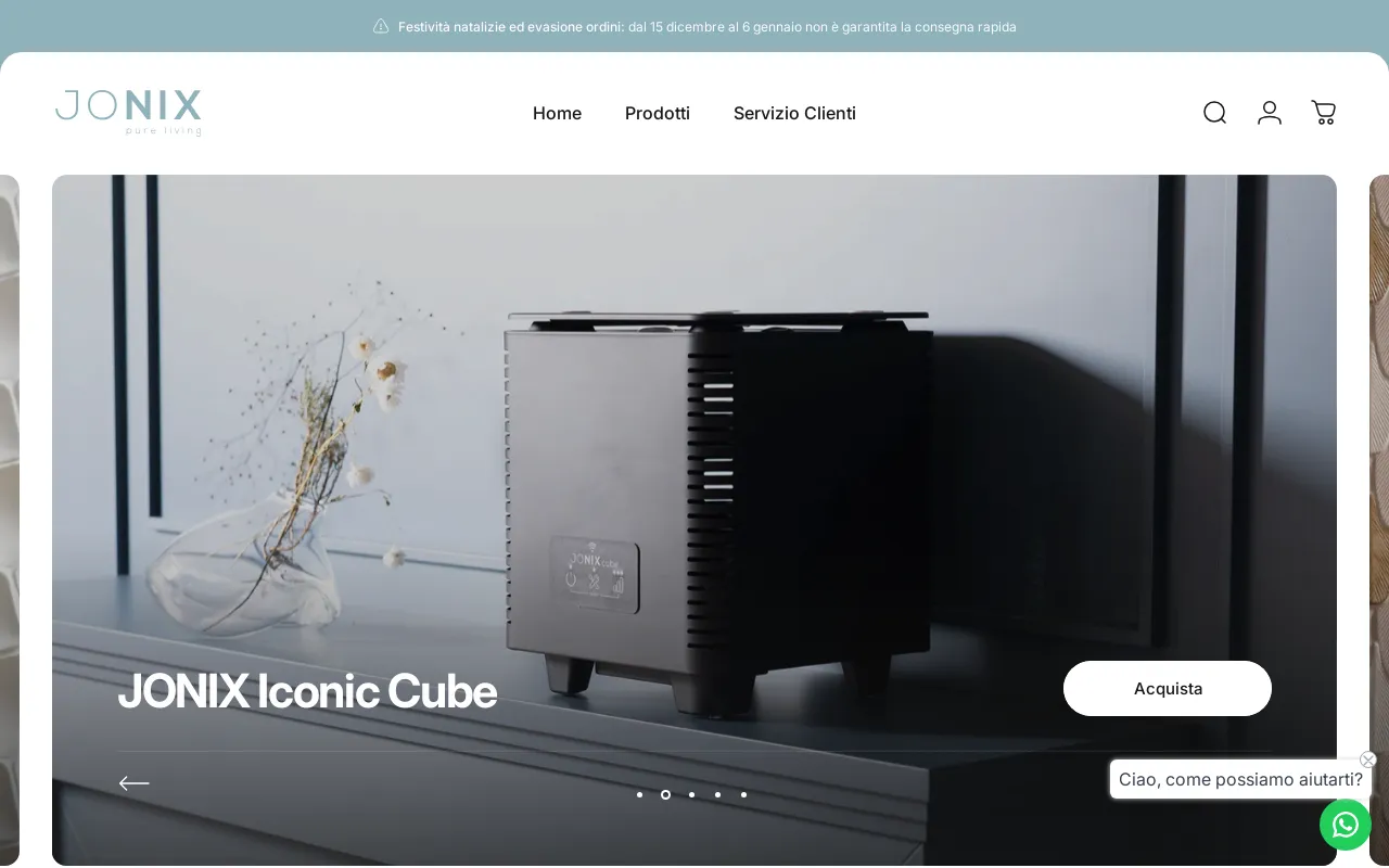 JONIX AIR SHOP website screenshot