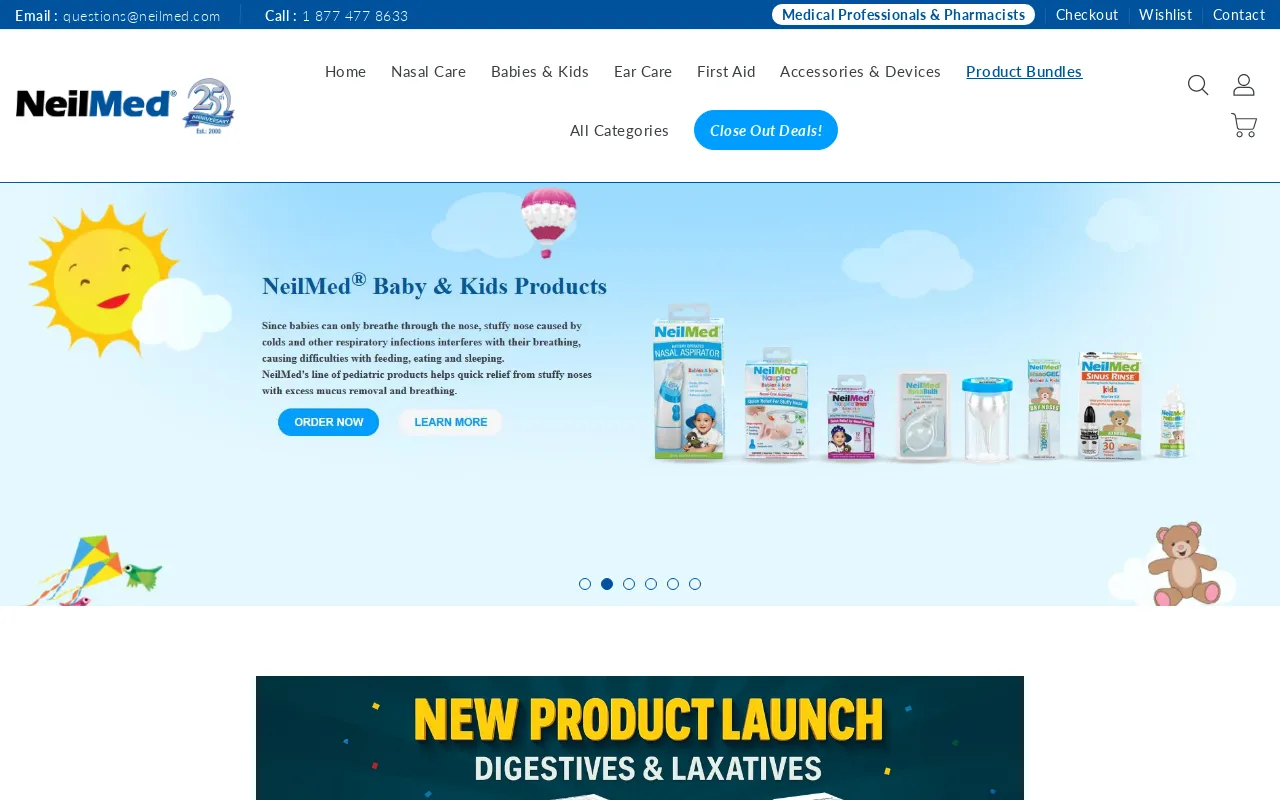 NeilMed Web Store screenshot