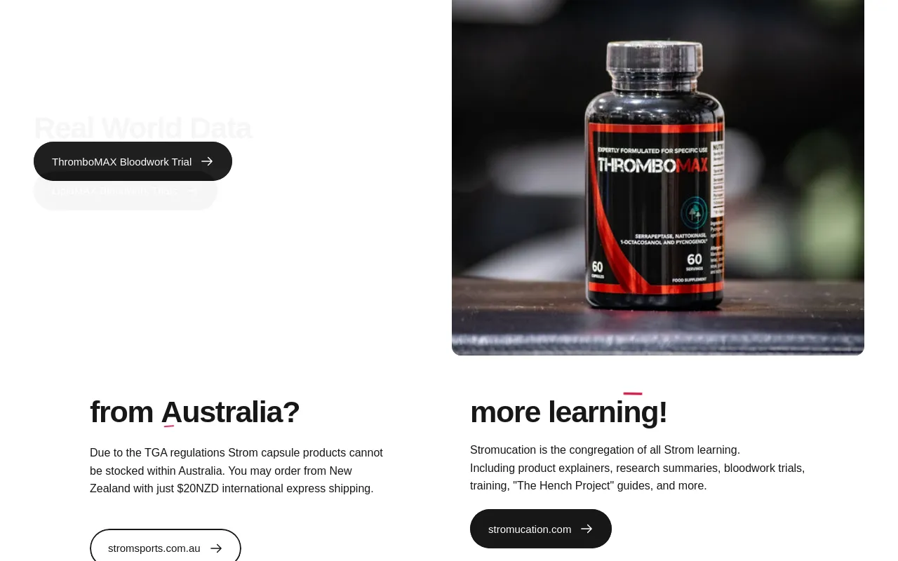 stromsports.co.nz screenshot