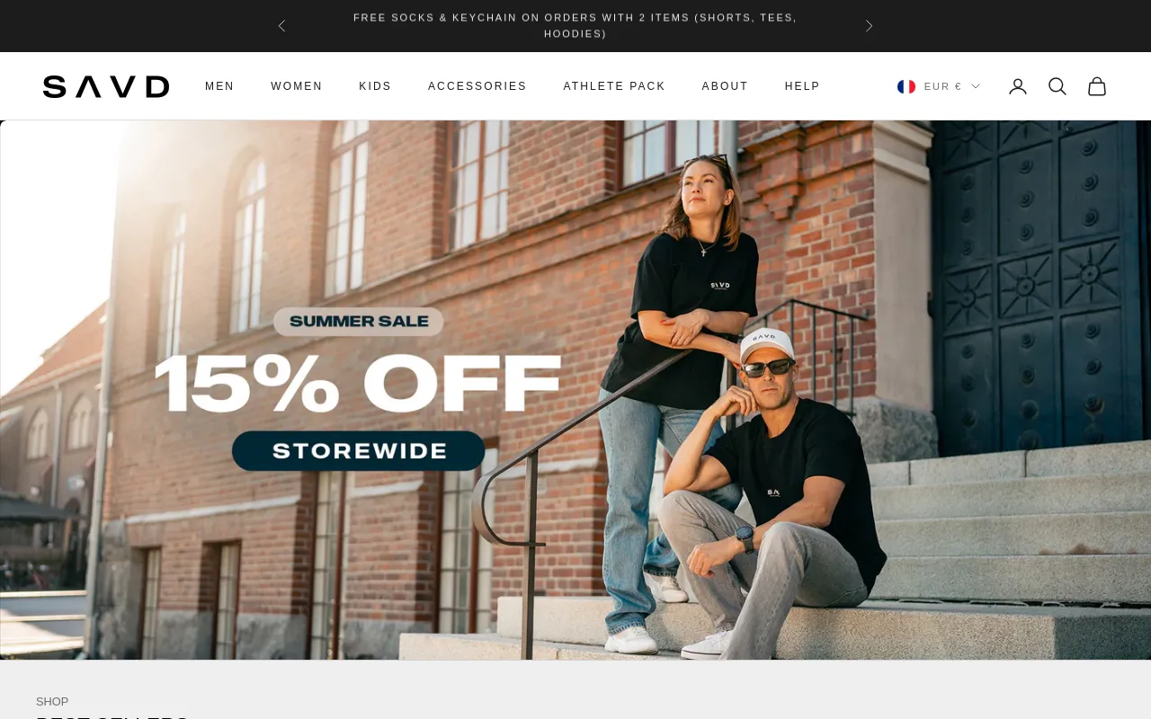 SAVD Clothing Int. screenshot