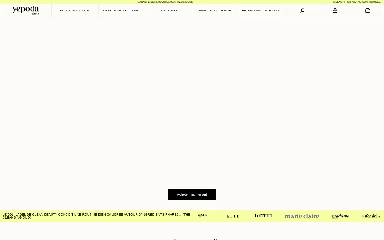 Yepoda.fr screenshot
