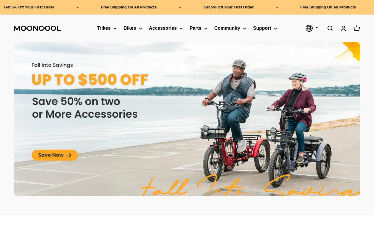 Mooncool Electric Trike screenshot
