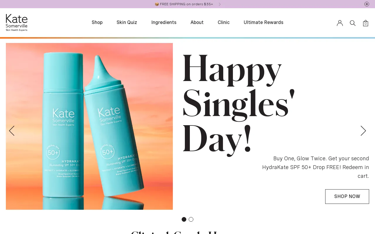 Kate Somerville US screenshot