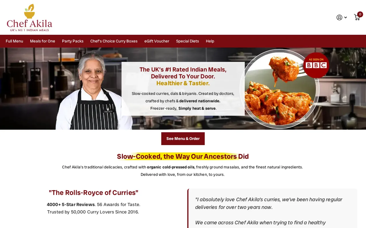 Chef Akila screenshot