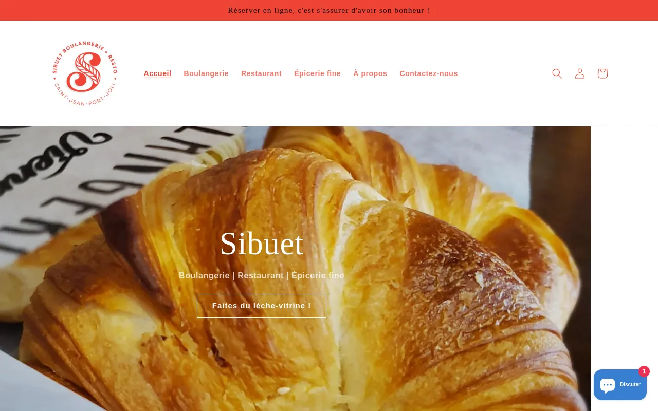 Sibuet boulangerie + resto screenshot