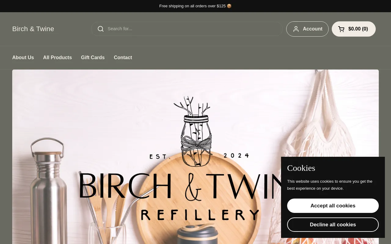 Birch & Twine screenshot