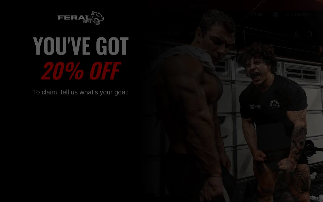 Feral Supplements screenshot