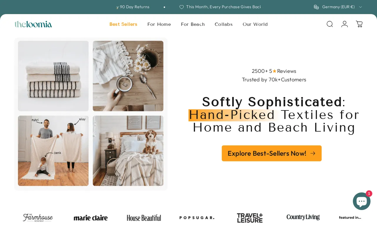 The Loomia screenshot