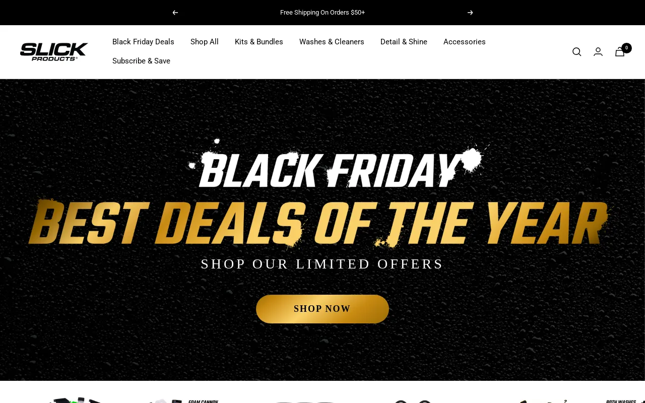 Slick Products screenshot