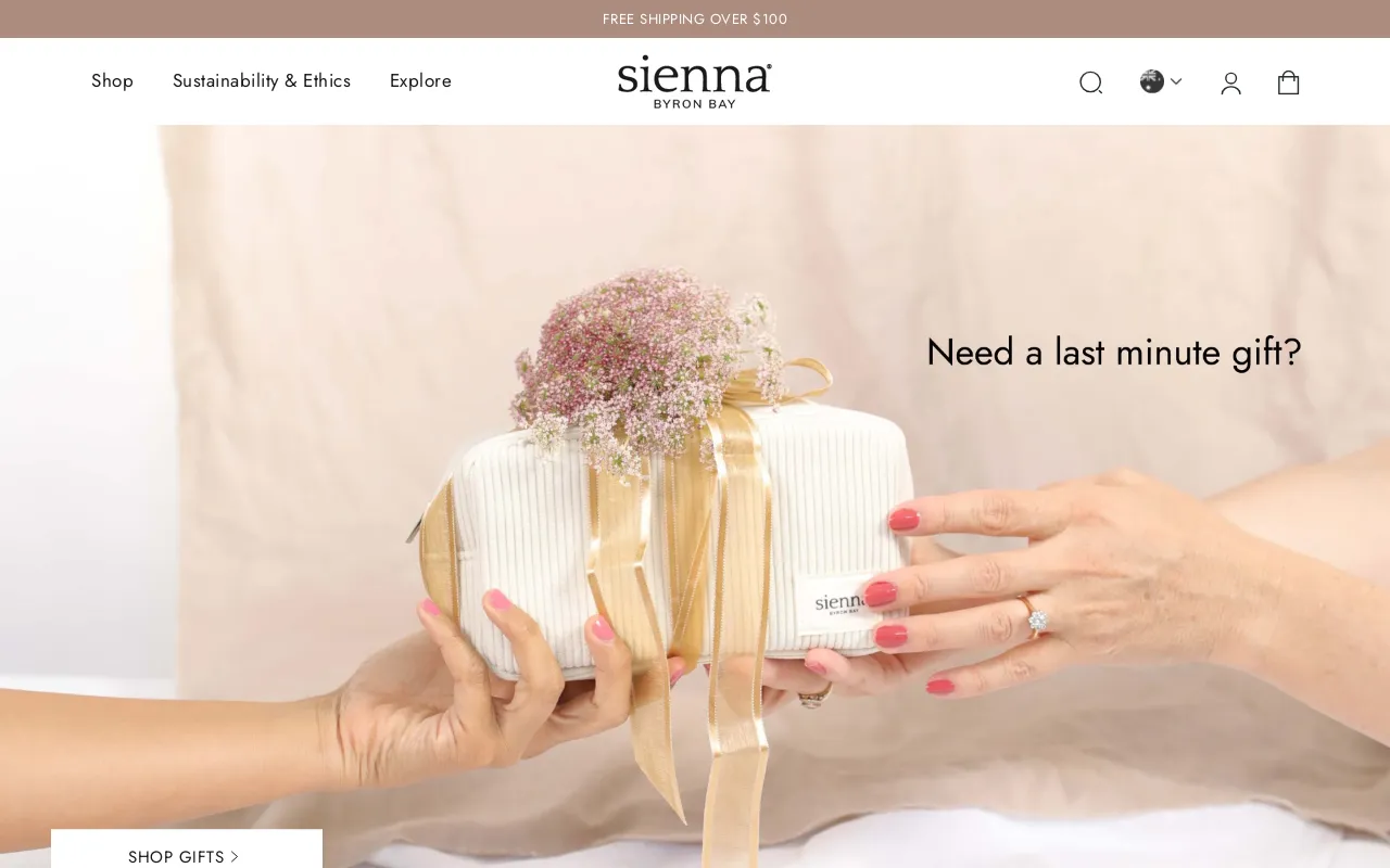 sienna.co screenshot