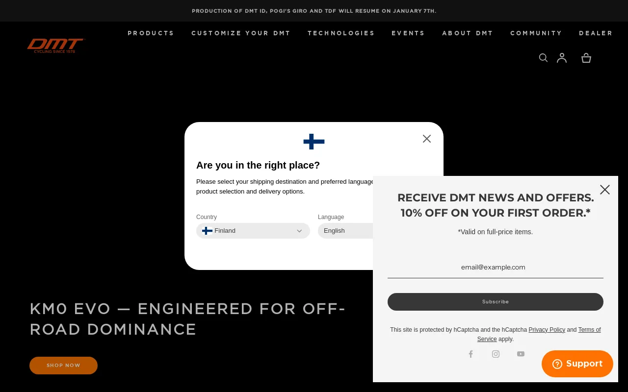 DMT Cycling screenshot