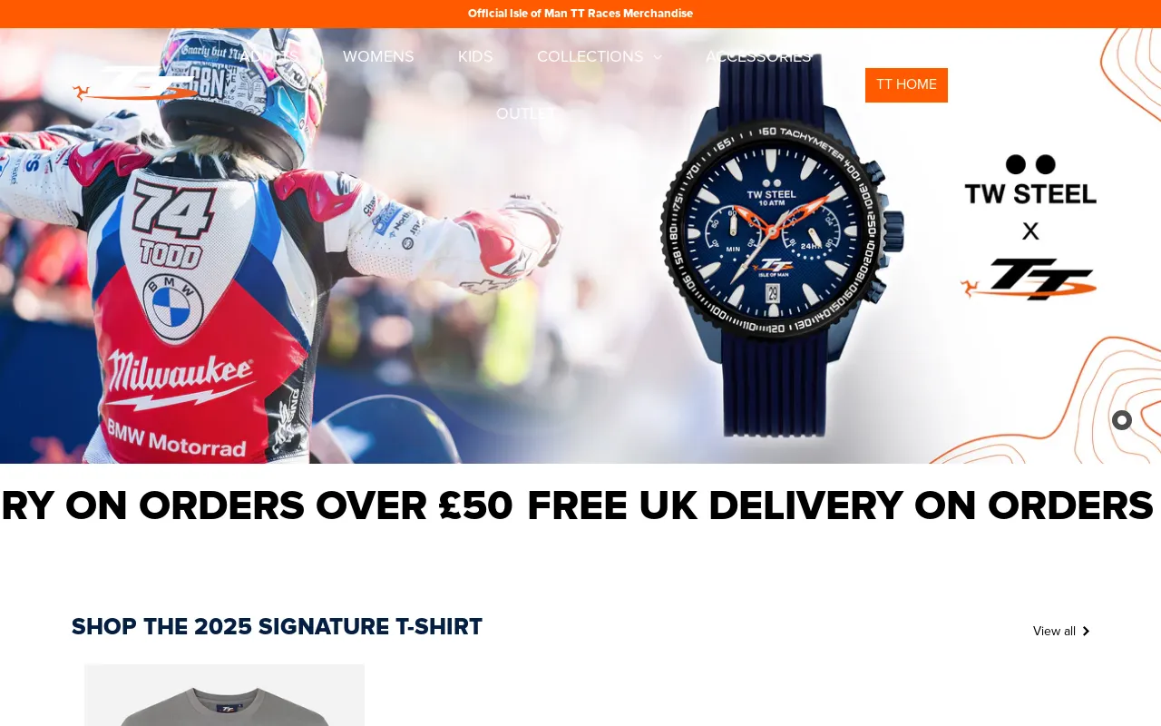 Isle of Man TT Races Official Merchandise screenshot