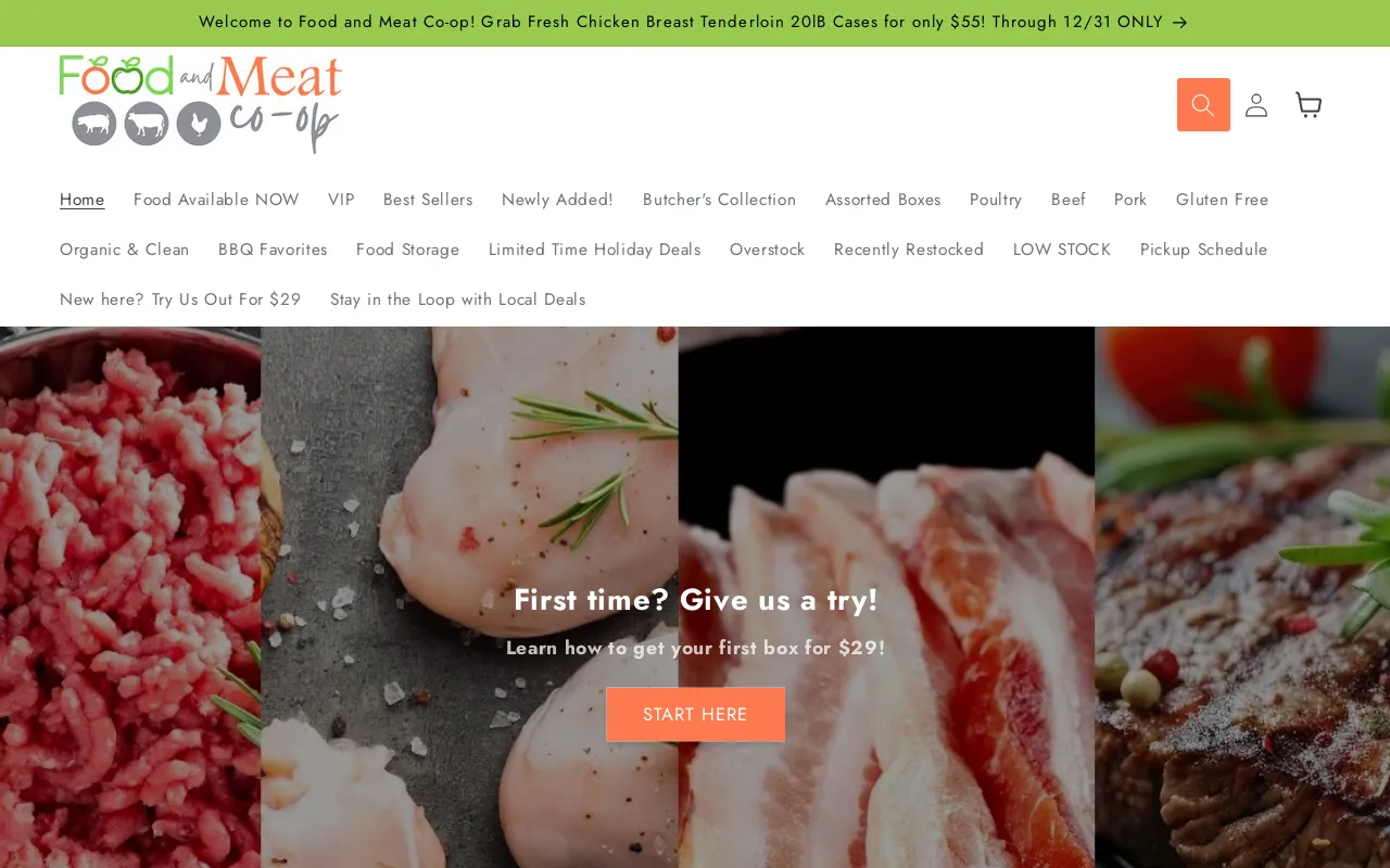 Food and Meat Coop screenshot