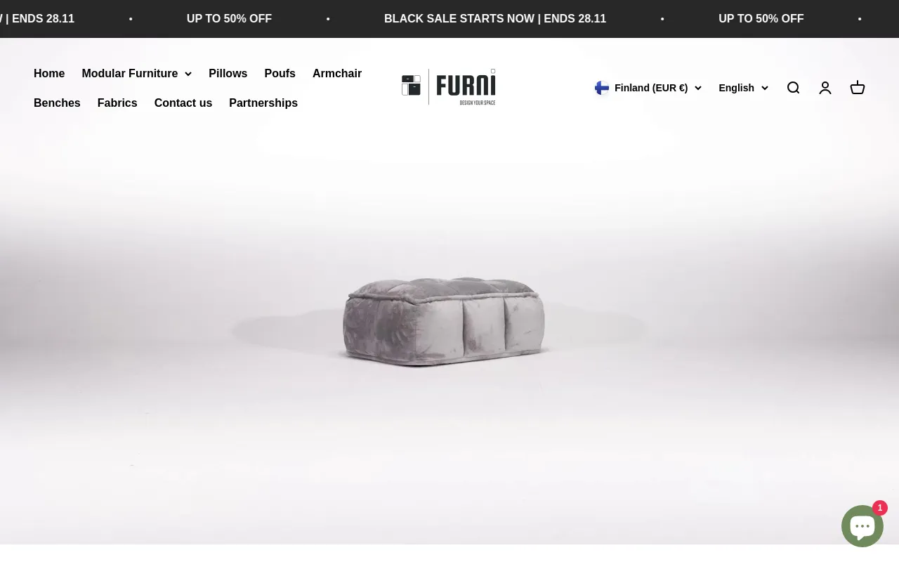 Furni website screenshot