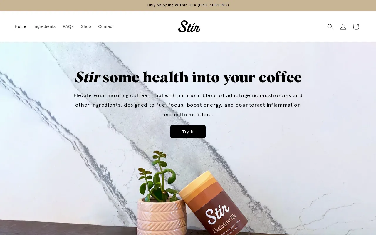 Stir screenshot