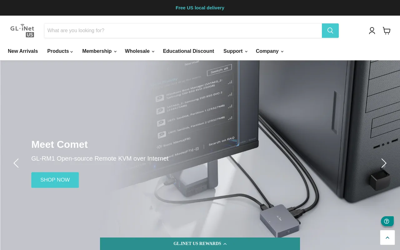 GL.iNet US screenshot