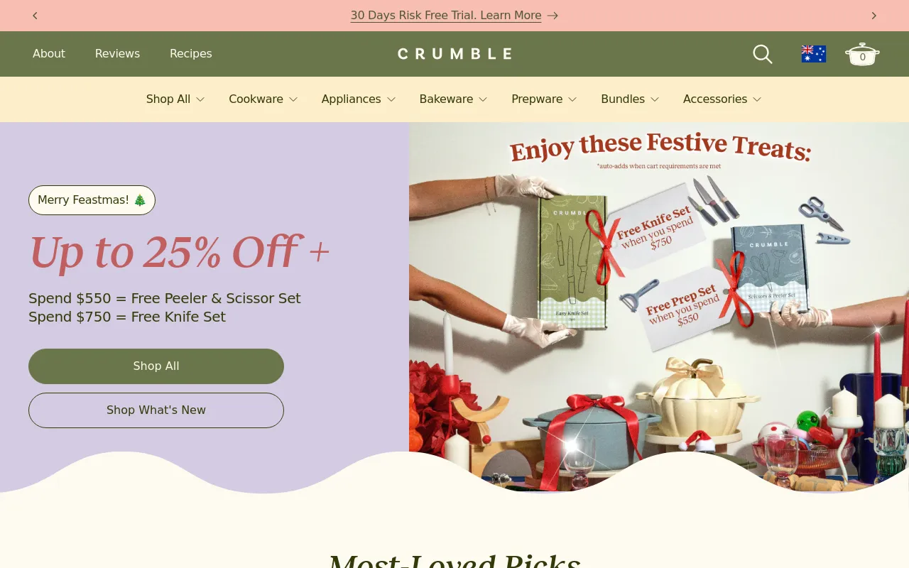 Crumble Cookware screenshot