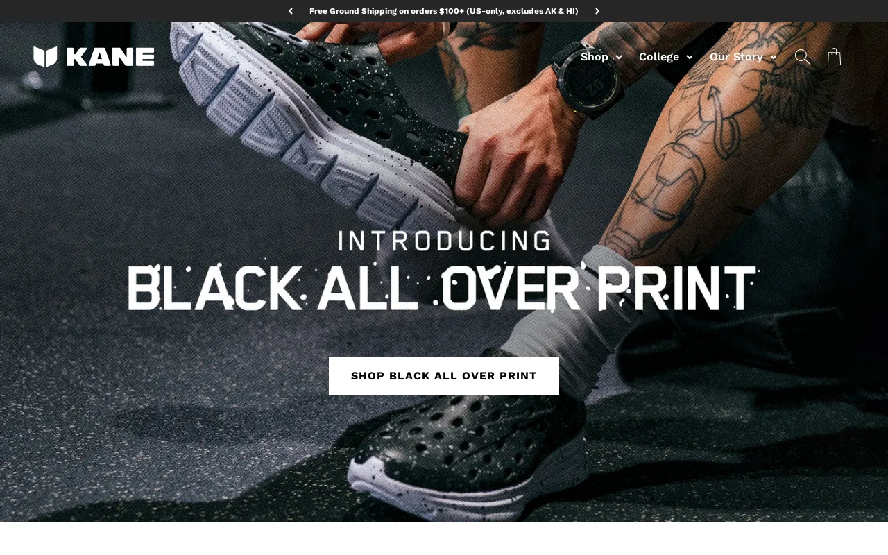 Kane Footwear screenshot
