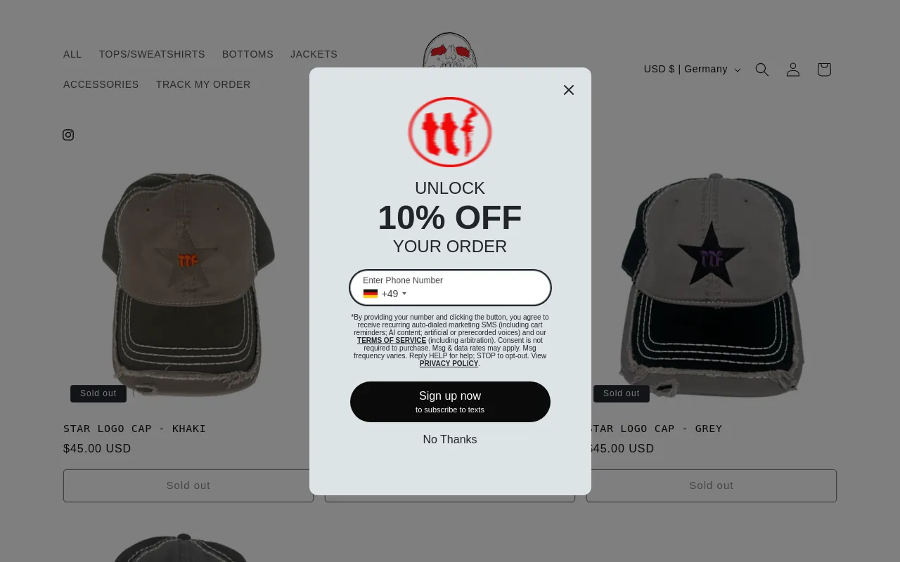 To The Fullest Merch screenshot