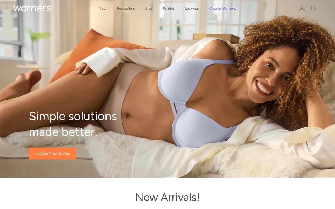 Warners Bras and Panties screenshot