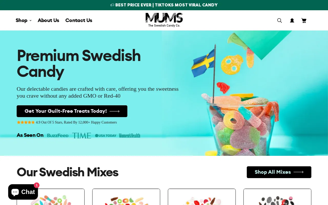 Mums - The Swedish Candy Co. screenshot