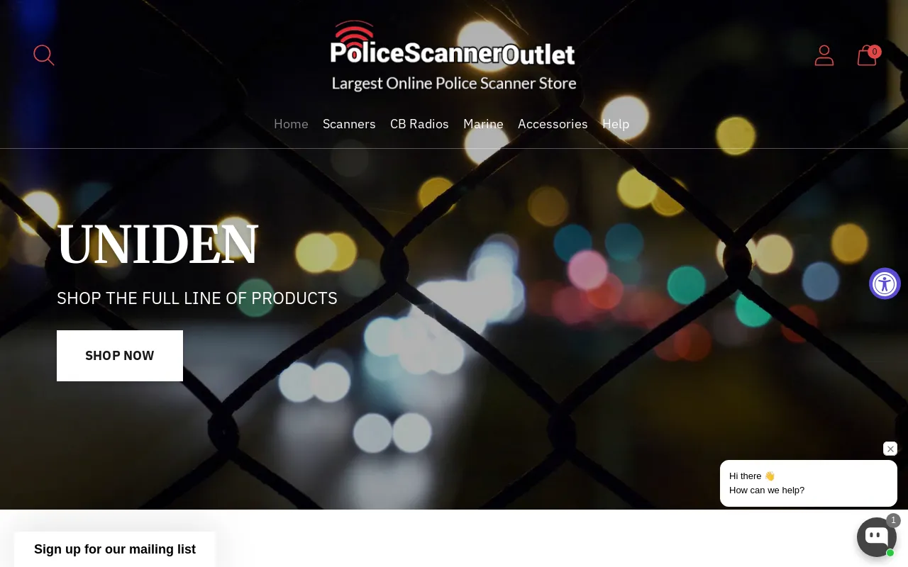 Police Scanner Outlet screenshot