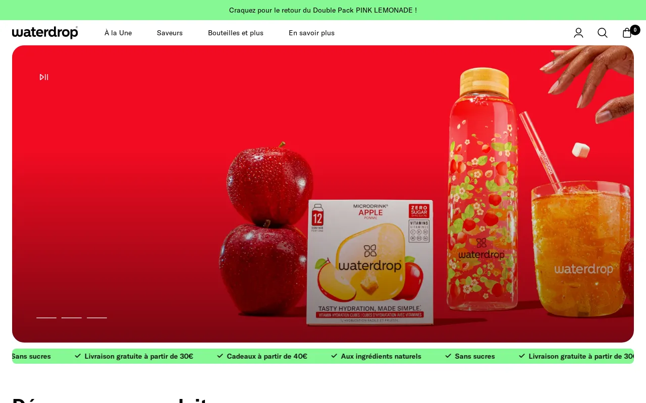 waterdrop® FR screenshot