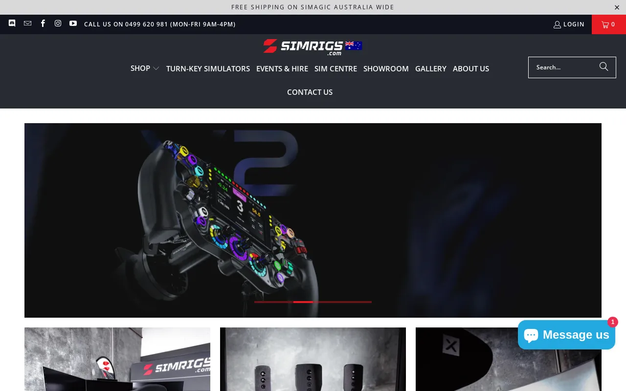 SIMRIGS.com screenshot