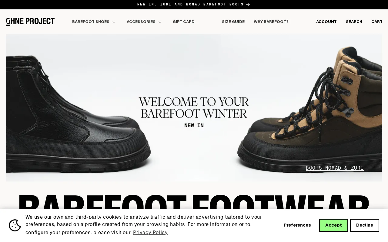 OHNE PROJECT screenshot