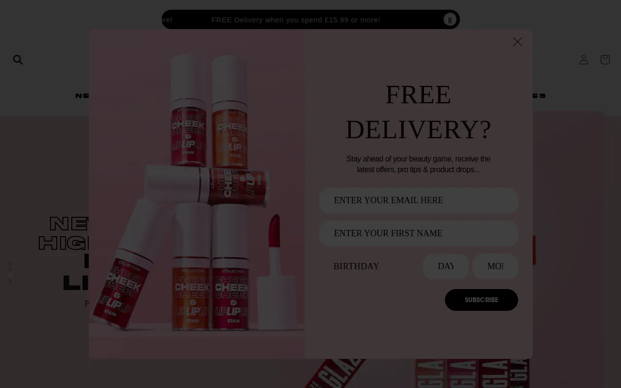 Collection Cosmetics screenshot