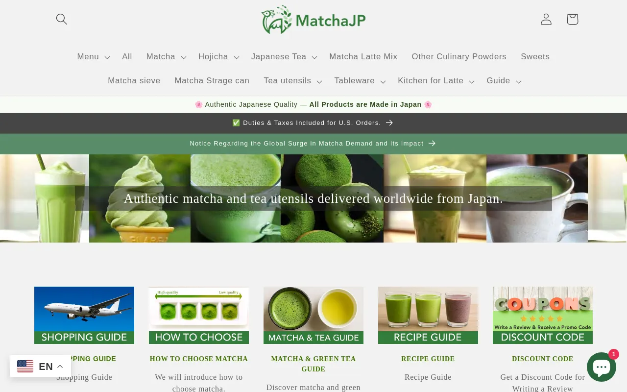 MatchaJP screenshot